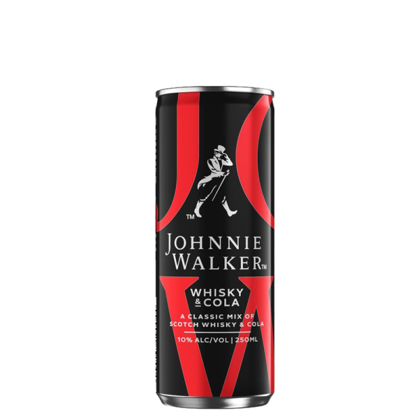 Johnnie Walker Whiskey & Cola 12 x 0,33l Dose - EINWEG