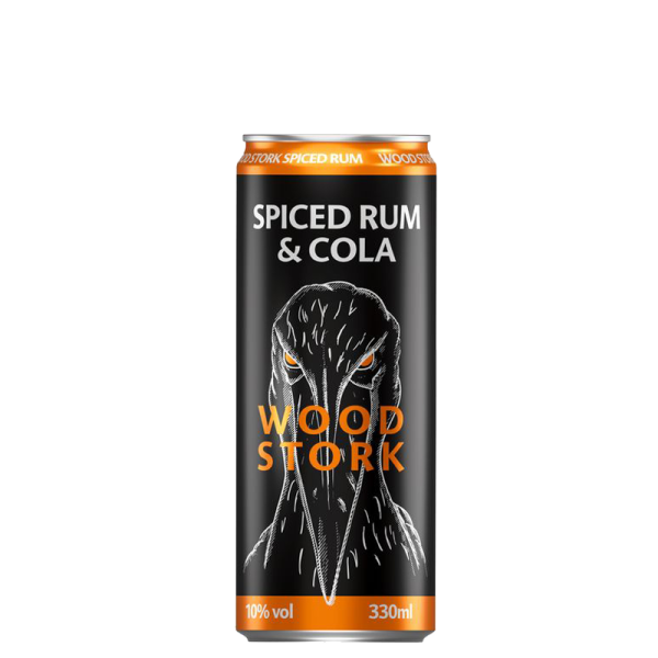 Wood Stork Spiced Rum & Cola 12 x 0,33l Dosen - EINWEG