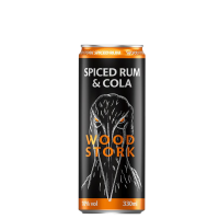 Wood Stork Spiced Rum & Cola 12 x 0,33l cans - ONE WAY