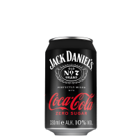Jack Daniels Whiskey & Coca Cola Zero 24 x 0,33l can