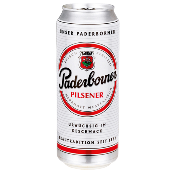 Paderborner Pils 0.5 l can - DISPOSABLE