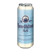 Benediktiner Hell 0,5l can - EINWEG