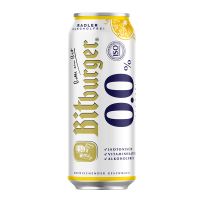 Bitburger Radler 0,0% Alkoholfrei 0,5 l Dose EINWEG