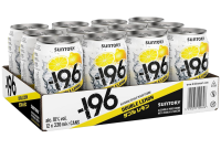 196 Double Lemon 12 x 0.33 l can - DISPOSABLE