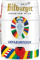 Bitburger Pilsener 5l keg - EUROPEAN CHAMPIONSHIP DESIGN