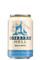 Oberbräu Hell 24 x 0,33 l Dose EINWEG