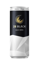 28 Black Energy Drink Acai Zero 24 x 0,25 l Dose EINWEG