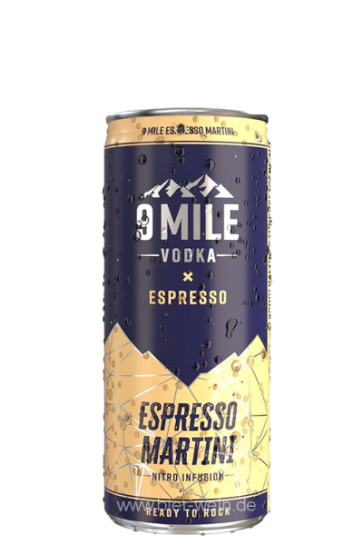 9 Mile Vodka Espresso Martini 12 x 0.25 l can