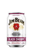 Jim Beam Black Cherry 12 x 0.33 l can - DISPOSABLE