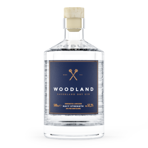 Woodland Navy Strength Dry Gin 0,7l Flasche