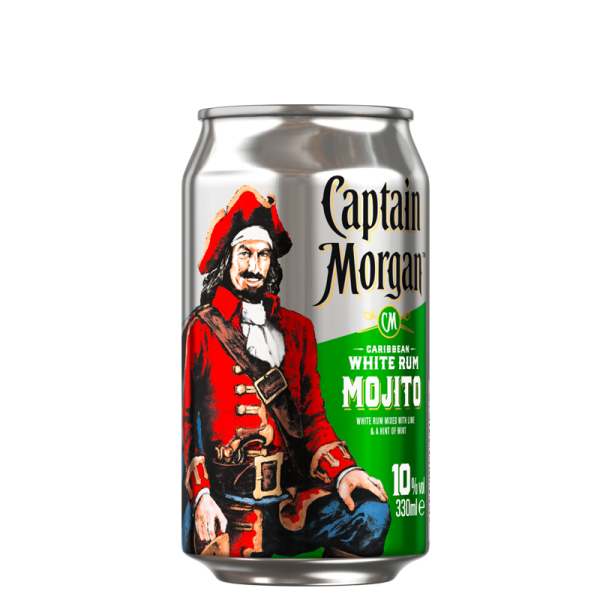 Captain Morgan White Mojito 12 x 0,33l Dose - EINWEG
