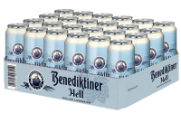Benediktiner Hell 24 x 0,5l can - EINWEG