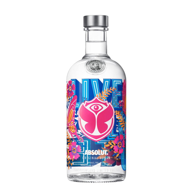 Absolut Vodka Edition Tomorrowland 2021 0,7l bottle