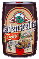 Veldensteiner Zwickl Bier 5l Fass