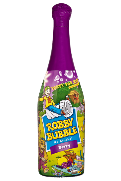 Robby Bubble Berry Party Drink for Kids 0,75l bottle