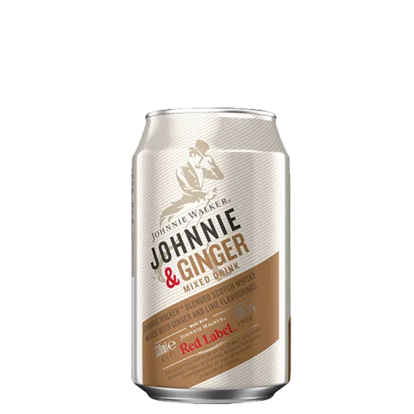 Johnnie Walker Ginger 12 x 0,33l Dose - EINWEG